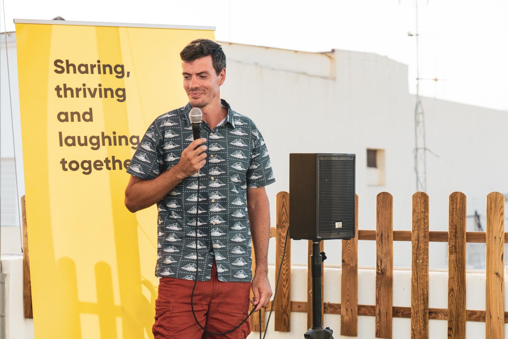 Thibault Lefèvre pictured during his TGIF talk