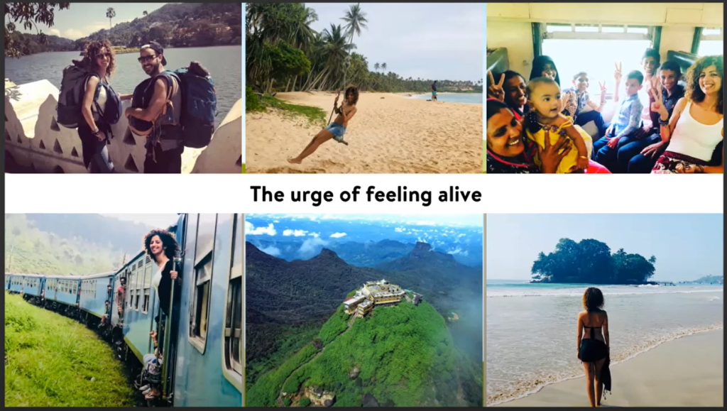 Wafeya in Sri Lanka, a place that helped her realise the importance of living a healthy life