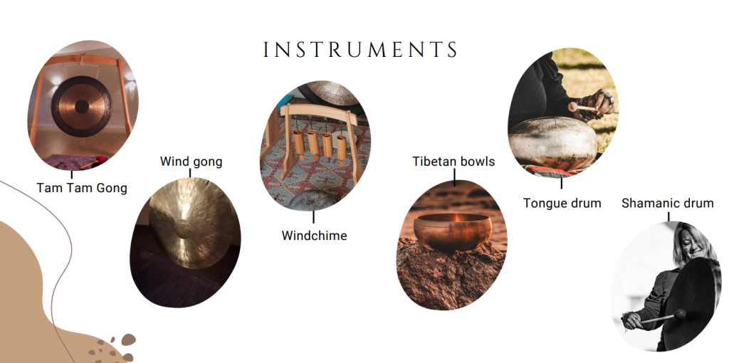 Instruments that can be used in sound meditation