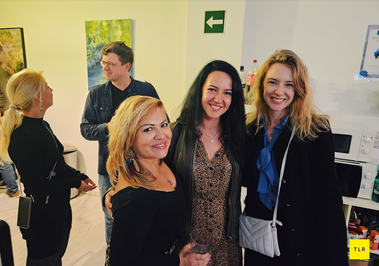 The lovely Andrea and Evelin supporting their friend Paula at her TGIF talk. Pic: Kelly O’Brien.