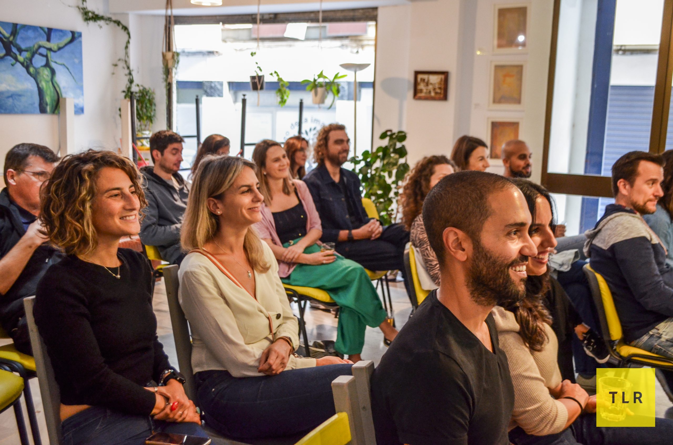 TLR Family members enjoying Cata and Esteban’s talk. Pic: Adriana Marijuan